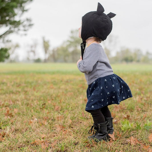 Ear Hat in black cat